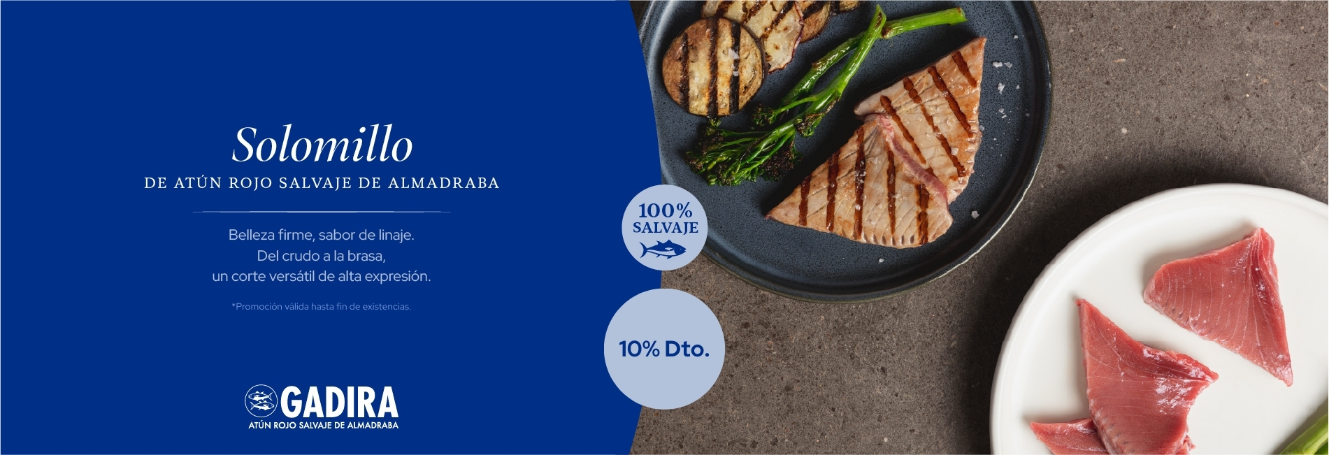 Solomillo de atún rojo